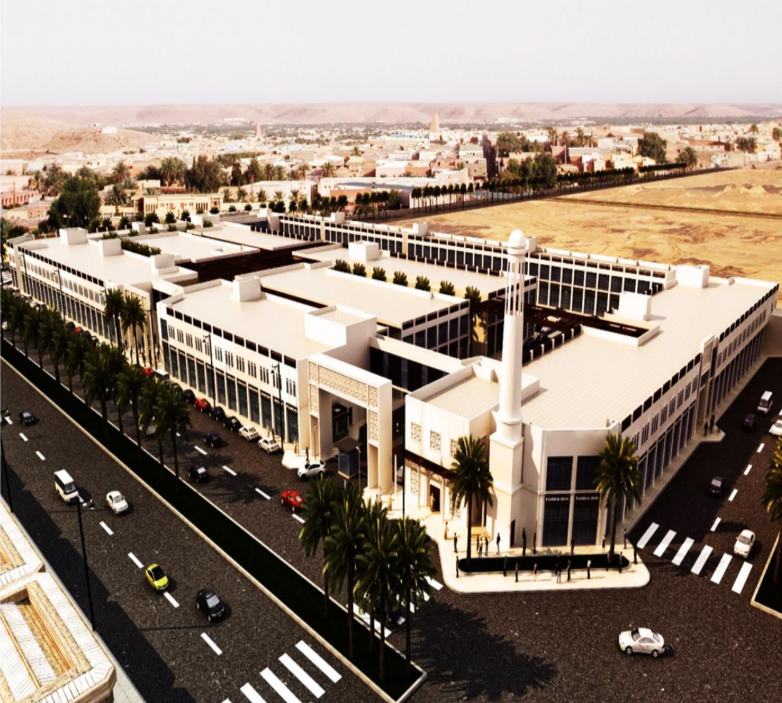 Souq Umm Besher development offering two bedroom apartments for rent in Doha